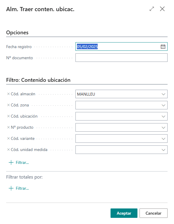 Error en Business Central: report 7391 “Whse. Get Bin Content”